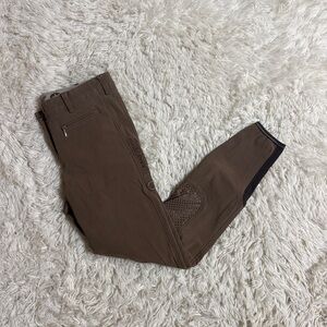 Women’s Size 24R Brown Pikeur Knee Patch Horseback Riding Breeches